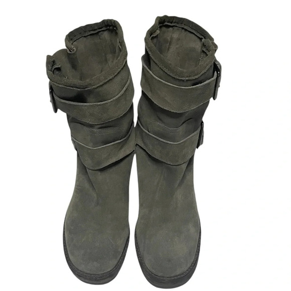 Sam Edelman Suede Ankle Moto Boots 9.5 - Picture 9 of 9